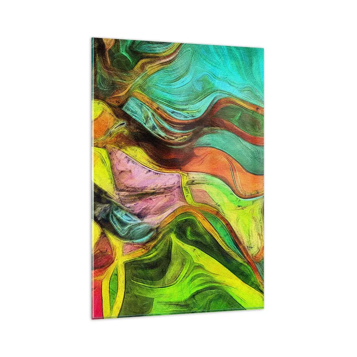 Tablou pe sticlă - Mișcarea este viață - 80x120 cm