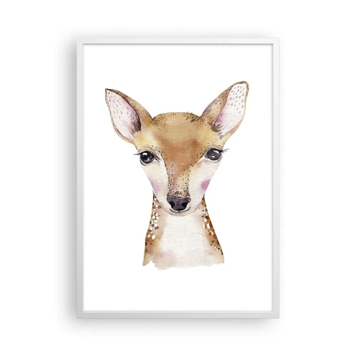 Poster în ramă albă - Natura inocenței - 50x70 cm