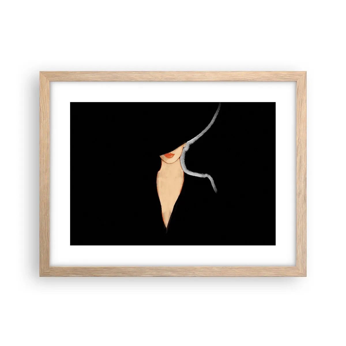 Poster în ramă de stejar deschis - Eleganță și stil - 40x30 cm