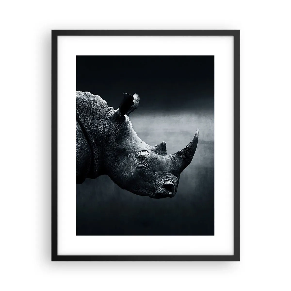 Poster în ramă neagră - Profil drept - 40x50 cm