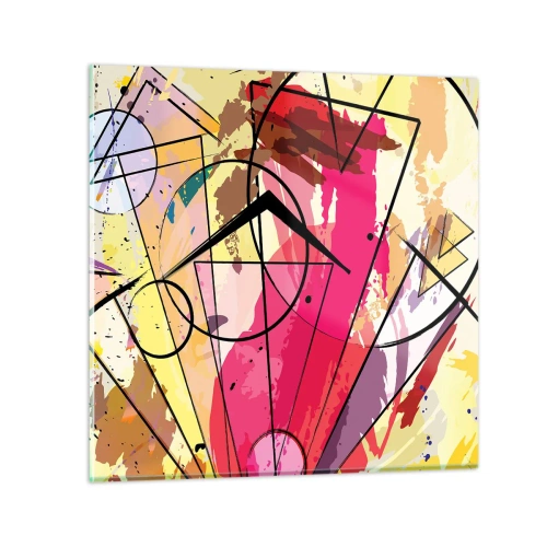 Tablou pe sticlă - Explozie - 30x30 cm