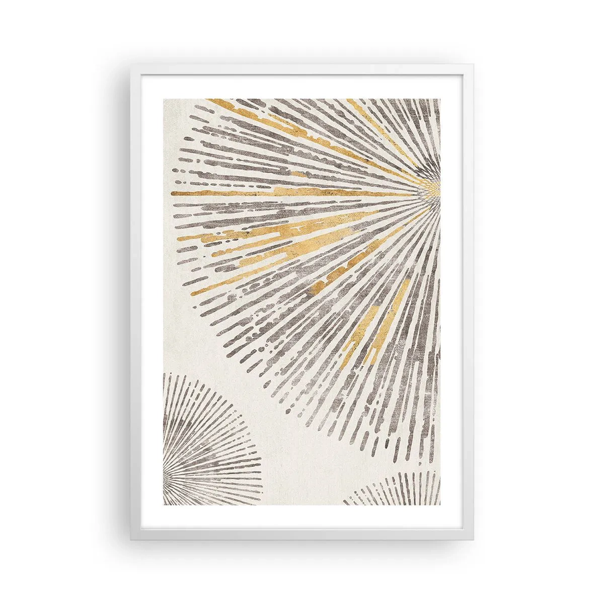 Poster în ramă albă - Frumusețea razei - 50x70 cm