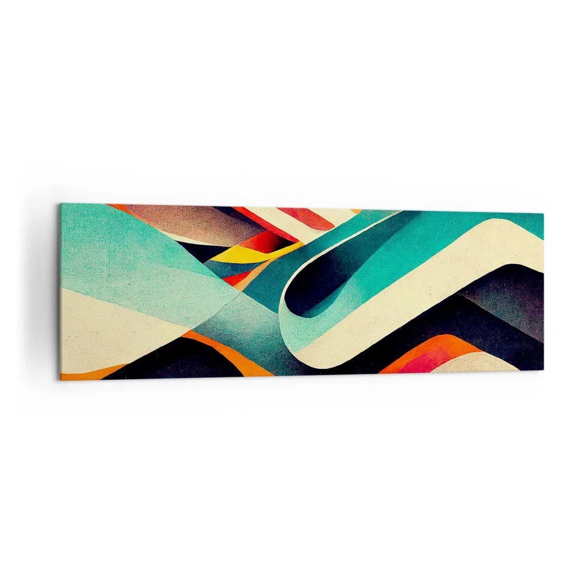 Tablou pe pânză - Compoziție intensă - 160x50 cm