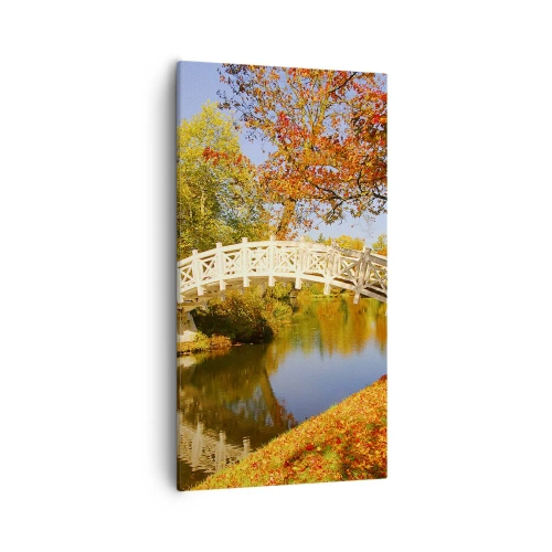 Tablou pe pânză - Pe podul alb al suspinelor - 55x100 cm