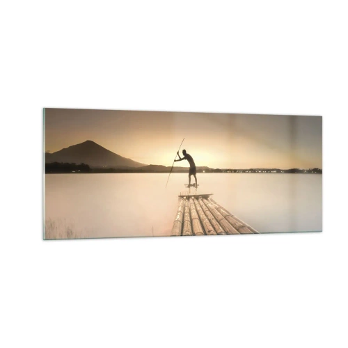 Tablou pe sticlă - Înainte de odihnă - 100x40 cm