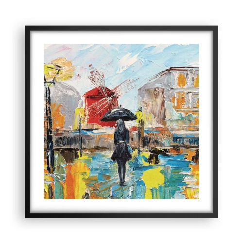 Poster în ramă neagră - Legende pariziene - 50x50 cm