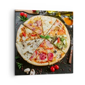 Tablou pe pânză - Un evantai de arome - 50x50 cm