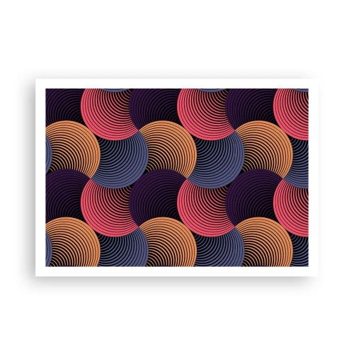 Poster - Într-un ritm de cerc - 100x70 cm