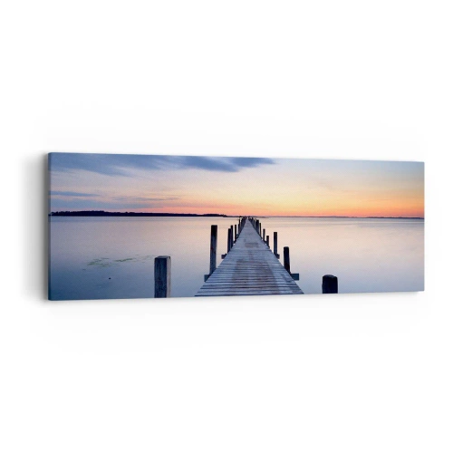 Tablou pe pânză - Calmul unui amurg senin - 90x30 cm