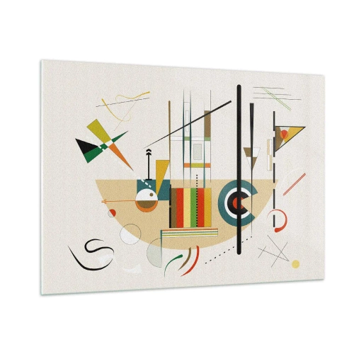 Tablou pe sticlă - Și lumea râde - 100x70 cm