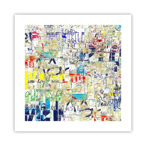 Poster - Pur și simplu plăcut pentru ochi - 40x40 cm