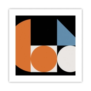 Poster - Sistem de figuri - 40x40 cm