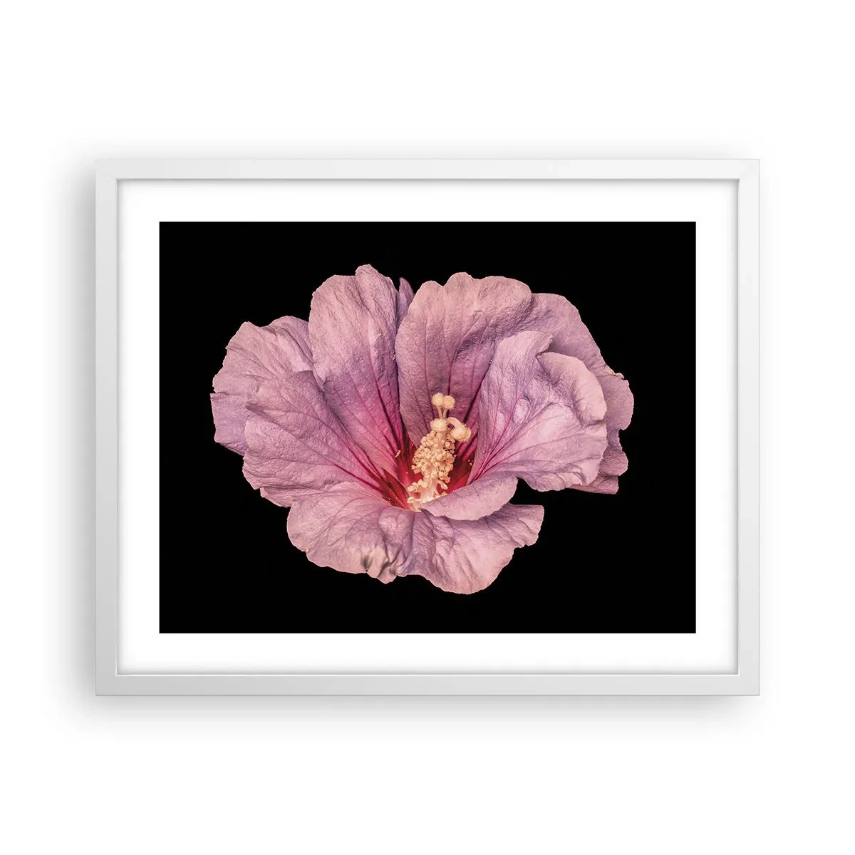 Poster în ramă albă - Direct la inimă - 50x40 cm