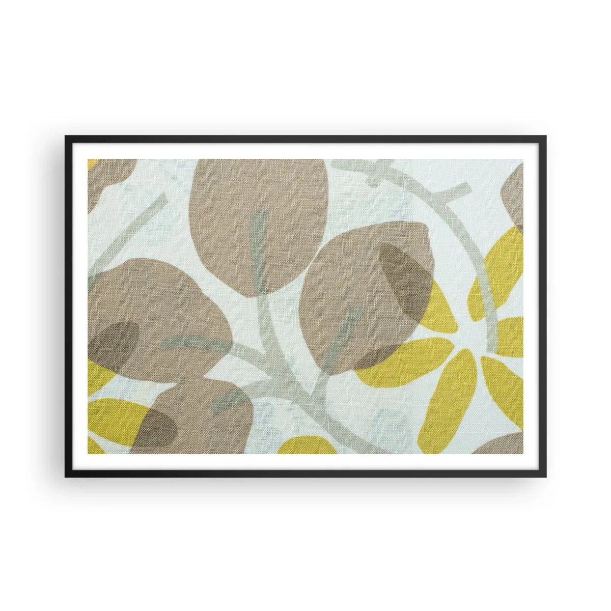 Poster în ramă neagră - Compoziție în plin soare - 100x70 cm