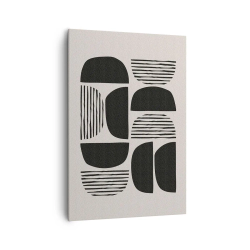 Tablou pe pânză - Jumătăți necomplete - 70x100 cm