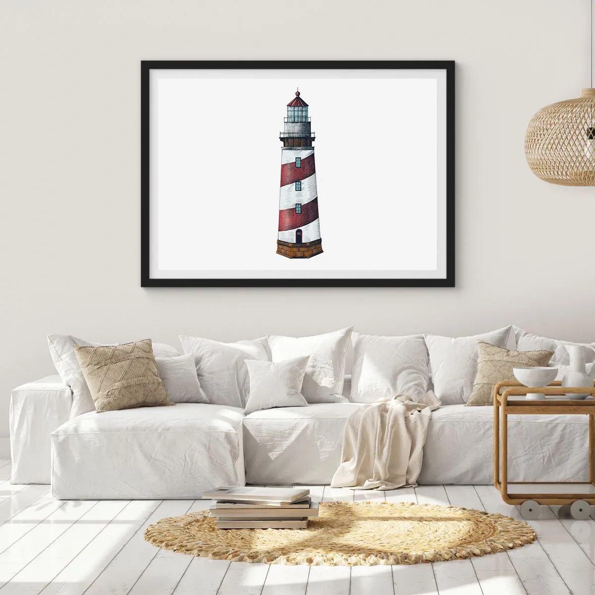 Poster în ramă neagră - Întotdeauna de veghe - 50x40 cm