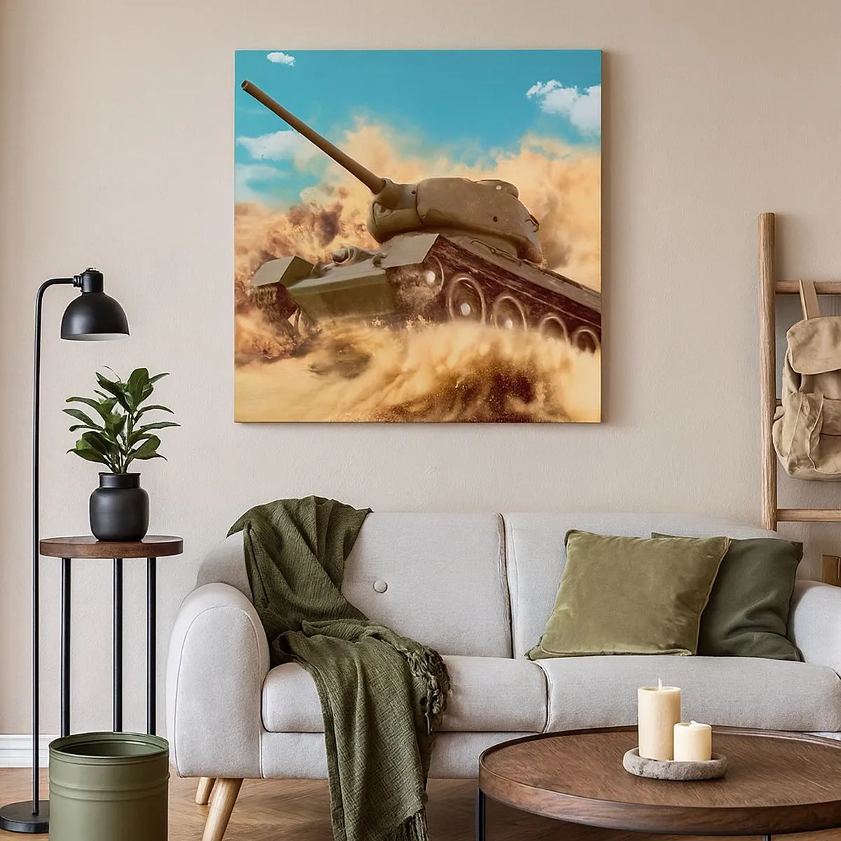 Tablou pe pânză - De neînvins - 30x30 cm