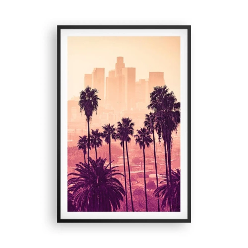 Poster în ramă neagră - Peisaj din California - 61x91 cm