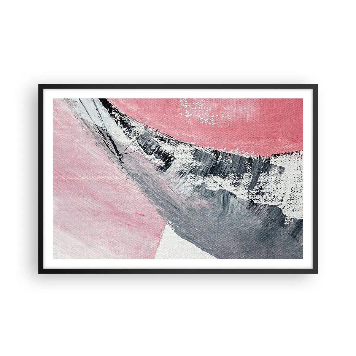Poster în ramă neagră - Compoziție adaptată - 91x61 cm