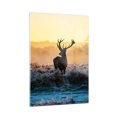 Tablou pe sticlă - Încoronat pe domeniul său - 50x70 cm