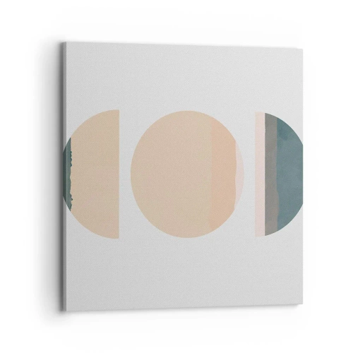 Tablou pe pânză - Roată cu roată - 70x70 cm