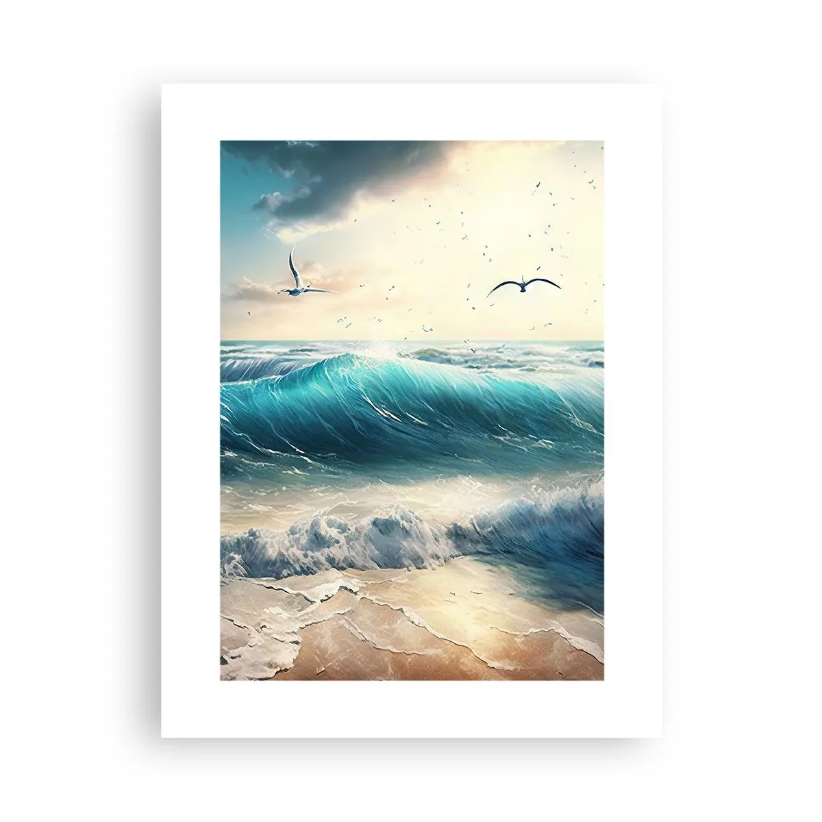 Poster - Sunetul valurilor doar pentru tine - 30x40 cm