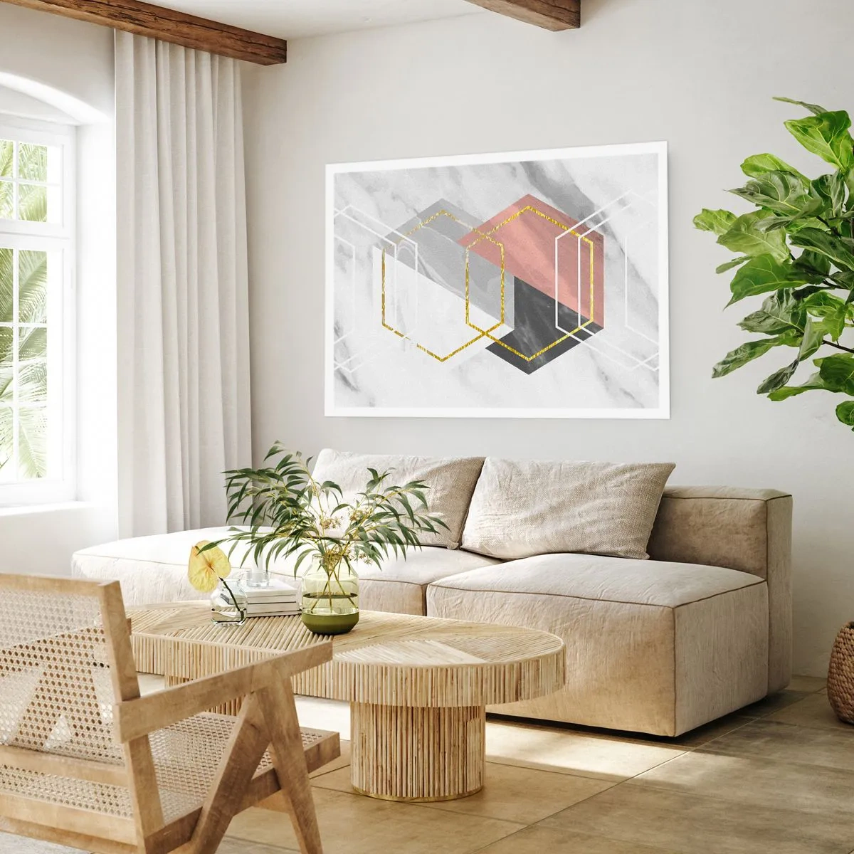 Poster - Compoziția lanțului - 70x50 cm