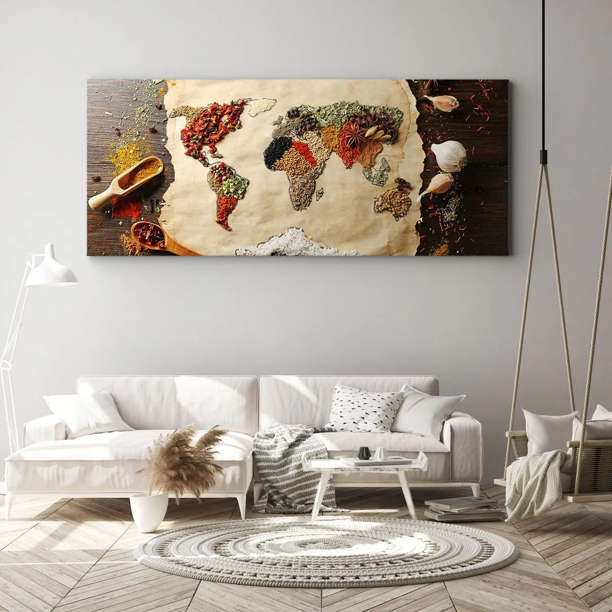 Tablou pe pânză - Toate gusturile lumii - 160x50 cm