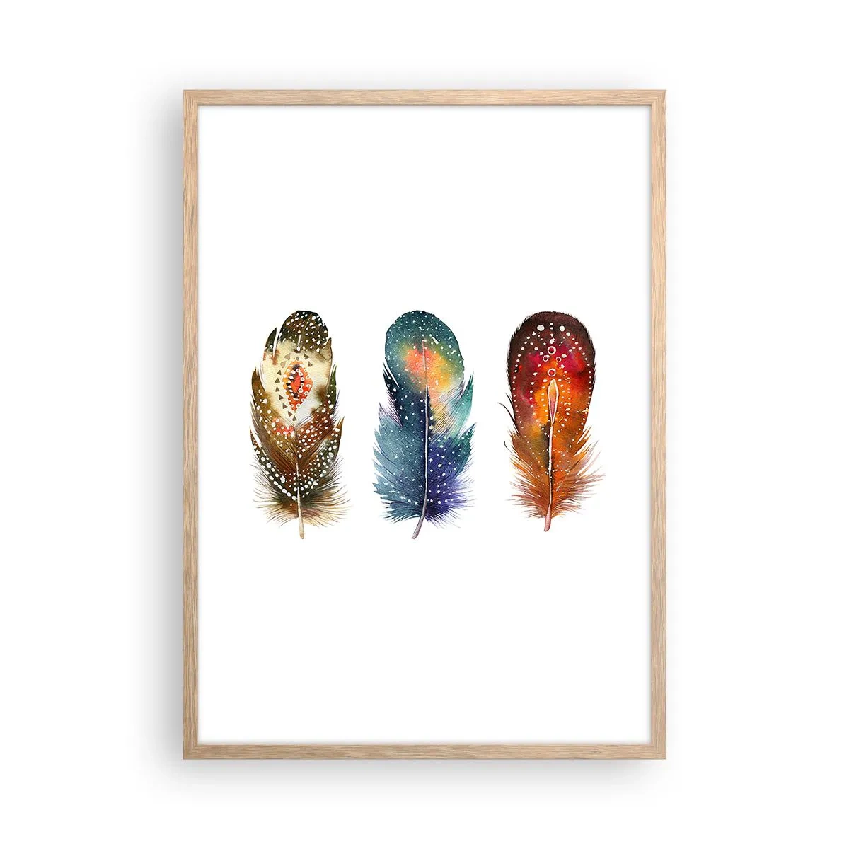 Poster în ramă de stejar deschis - Ritualuri, rituri, mistere - 50x70 cm