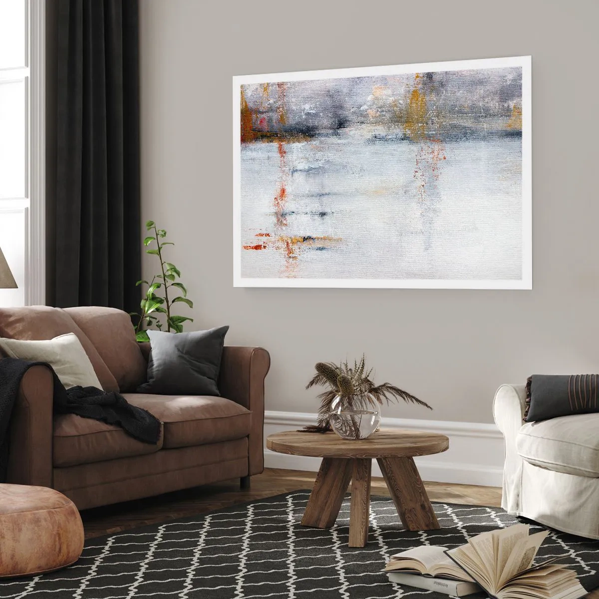 Poster - În spatele cortinei de aer - 70x50 cm
