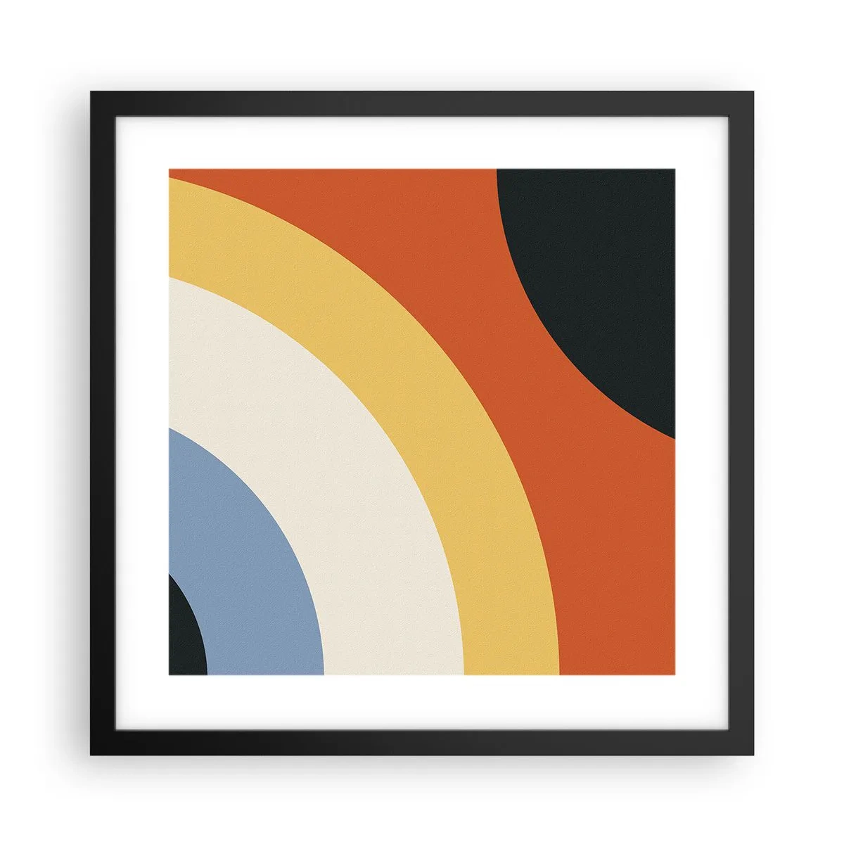 Poster în ramă neagră - Spre sine - 40x40 cm