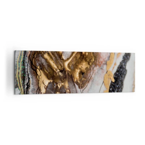 Tablou pe pânză - Elementul pământ - 160x50 cm