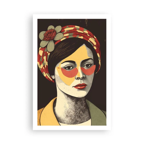 Poster - Doamna coral - 61x91 cm