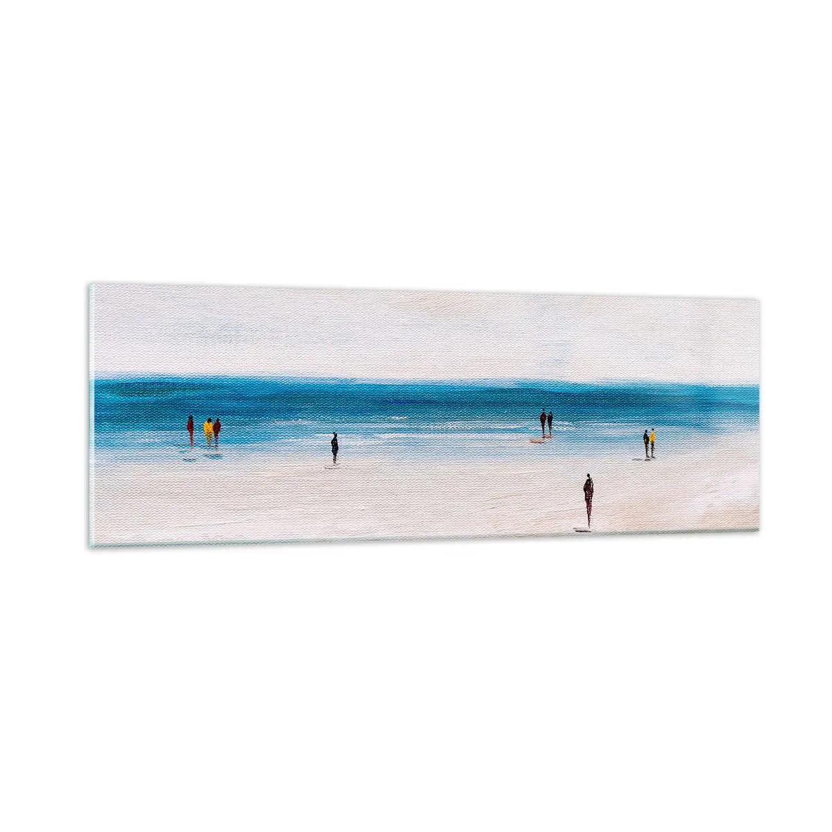 Tablou pe sticlă - Nevoia naturală - 90x30 cm