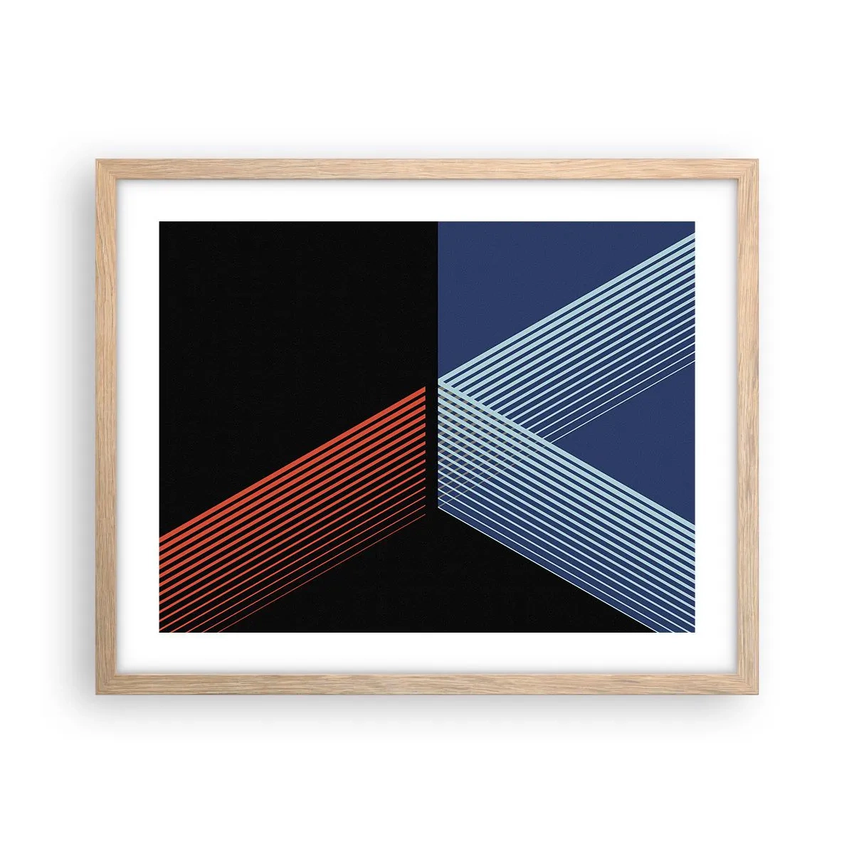 Poster în ramă de stejar deschis - O poveste simplă - 50x40 cm