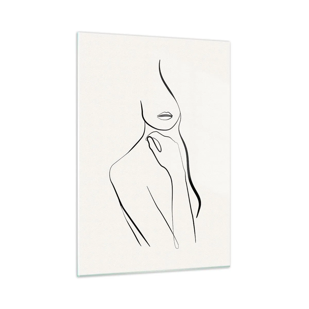 Tablou pe sticlă - Val de melancolie - 50x70 cm