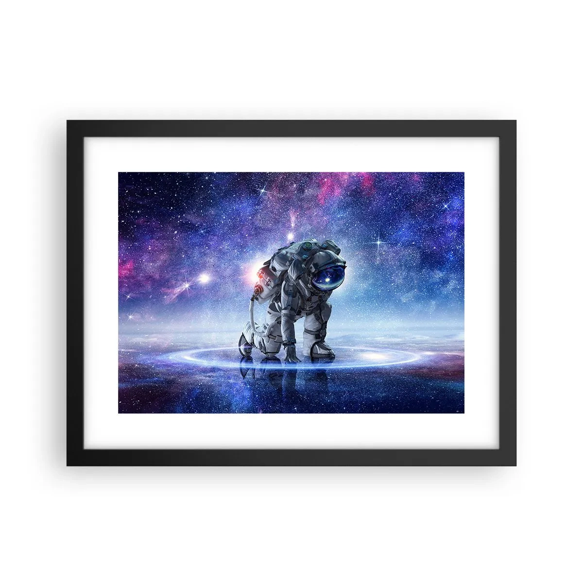 Poster în ramă neagră - Cerul înstelat de deasupra mea - 40x30 cm