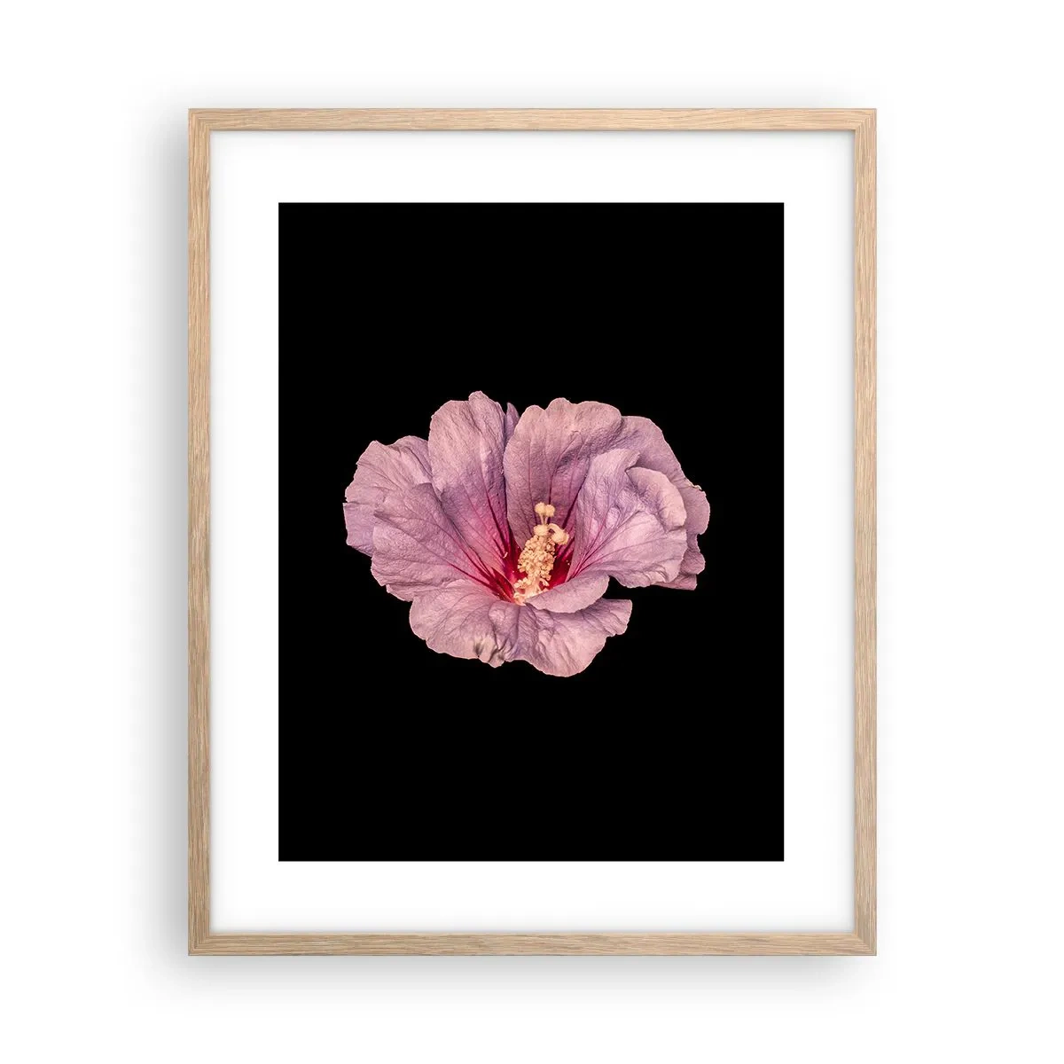 Poster în ramă de stejar deschis - Direct la inimă - 40x50 cm