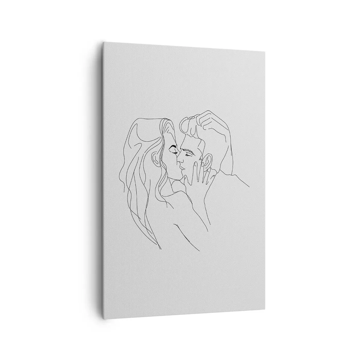 Tablou pe pânză - Cu aceeași linie - 80x120 cm