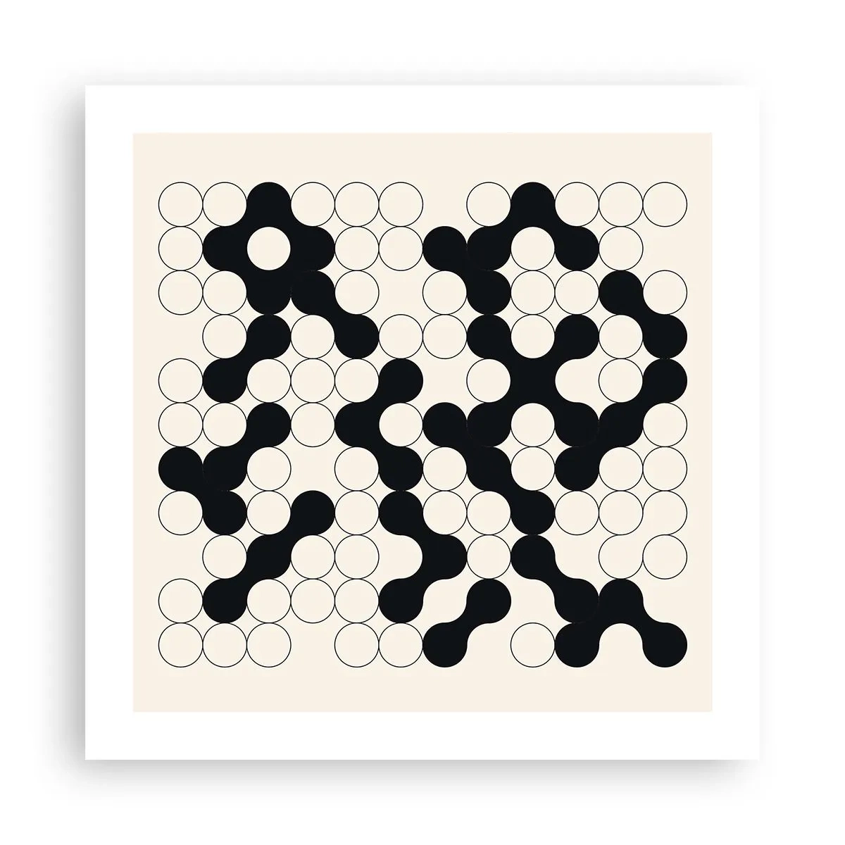 Poster - Joc chinezesc - o variație - 50x50 cm