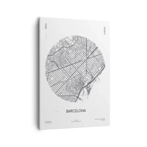 Tablou pe pânză - Anatomia Barcelonei - 50x70 cm