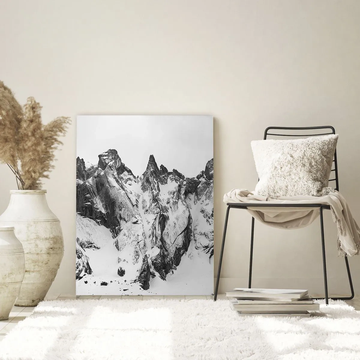 Tablou pe sticlă - Amenințarea crestei de granit - 50x70 cm