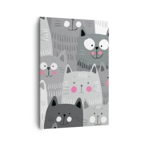 Tablou pe pânză - Lumea felină - 70x100 cm