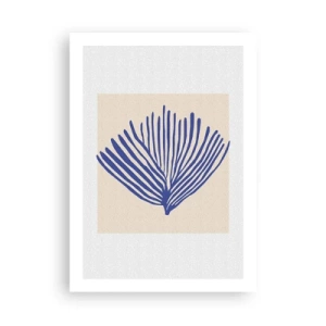 Poster - Evantai albastru - 50x70 cm