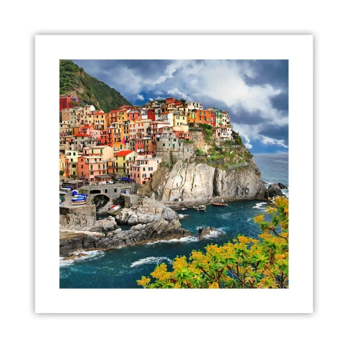 Poster - Îmbrățișați de stânci - 40x40 cm