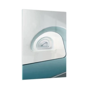 Tablou pe sticlă - Până la fundul albastrului - 50x70 cm