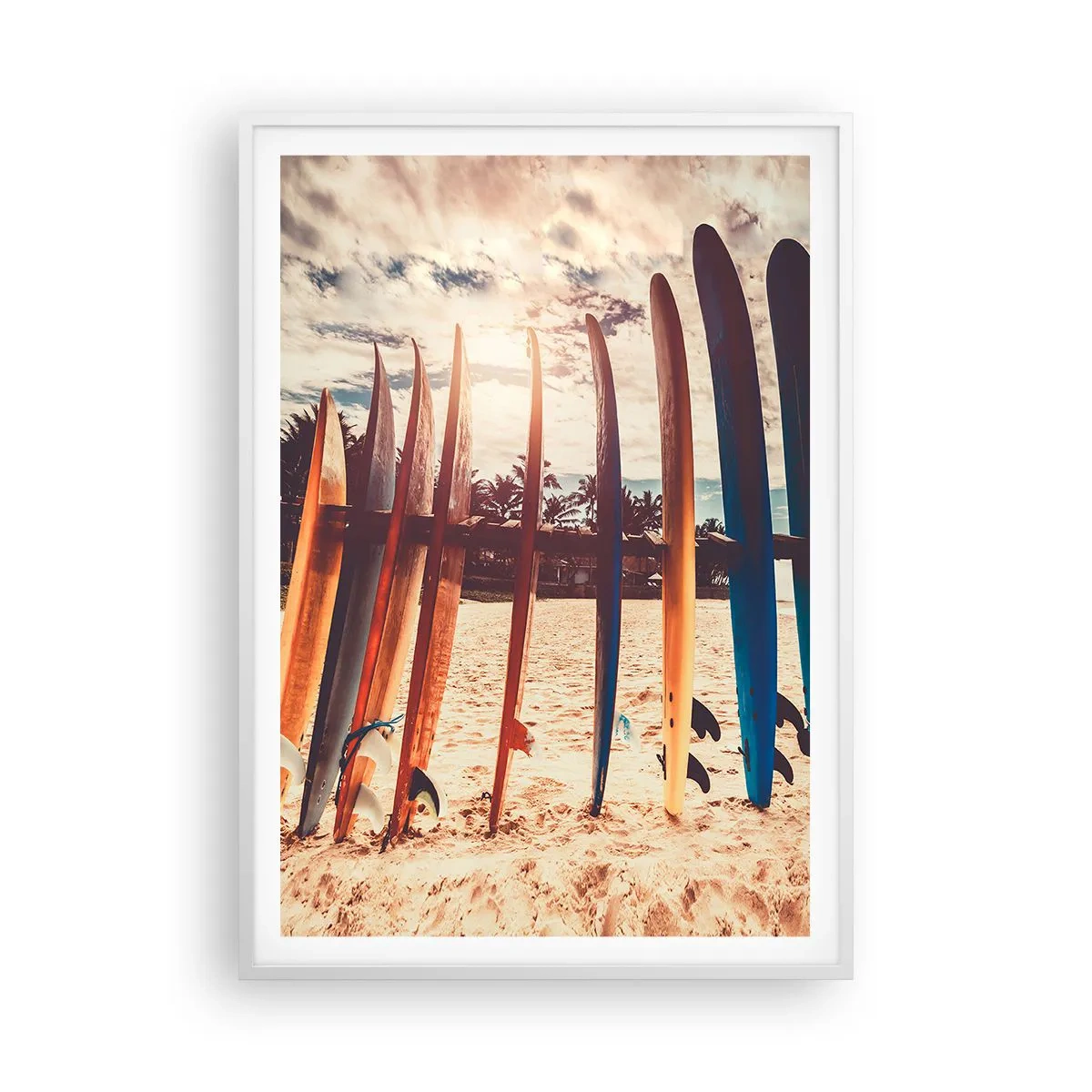 Poster în ramă albă - Noapte bună, până mâine - 70x100 cm