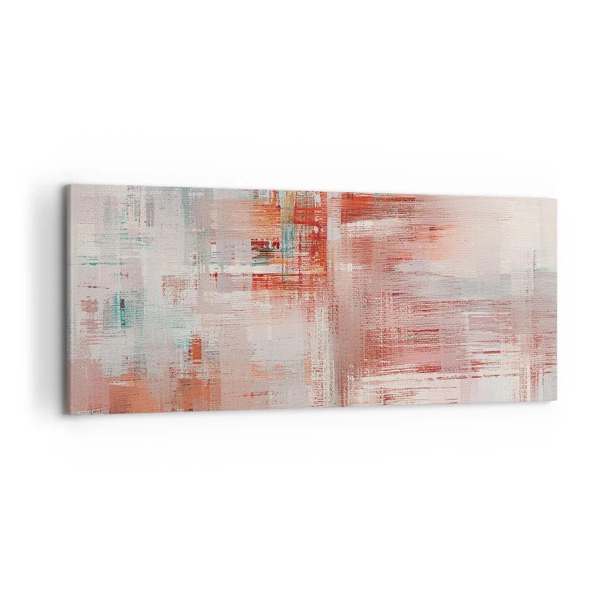 Tablou pe pânză - În ceață. Dar roz - 120x50 cm