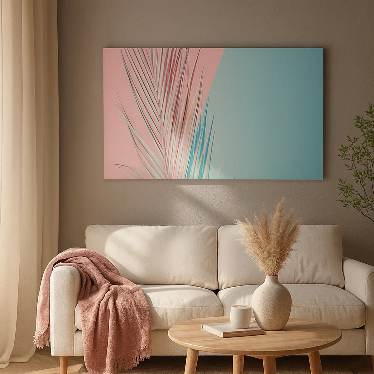 Tablou pe pânză - Impresie tropicală - 30x30 cm