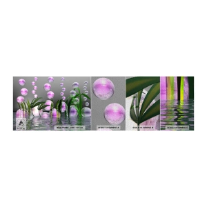 Mostră tapet Premium Sand - O compoziție reflexivă de luminozitate și viață - Abstracția, Grafică, 3D - 100x30 cm